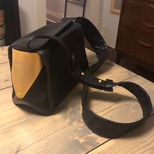 Vintage DKNY Leather Black crossbody bag